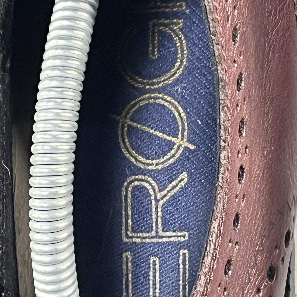 Cole Haan Men’s ZEROGRAND Brown Leather Wingtip Oxfords Size 10.5 - Picture 9 of 11